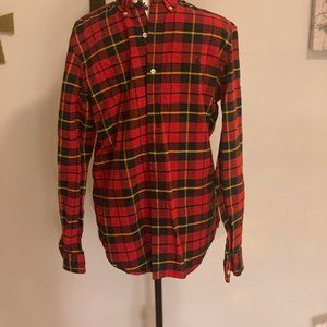Polo Ralph Lauren Red Plaid Flannel Shirt